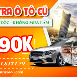banner kiểm tra xe ô tô cũ